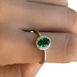 Anillo Ania Plata .925 - Verde