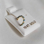 Piercing Arco Azul Oro 10K (1 pieza)