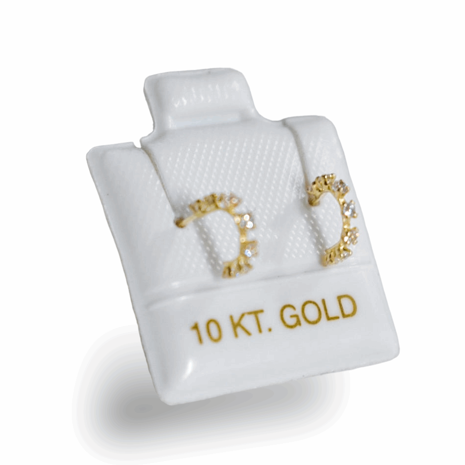 Piercing Arco Blanco Oro 10K (1 pieza)