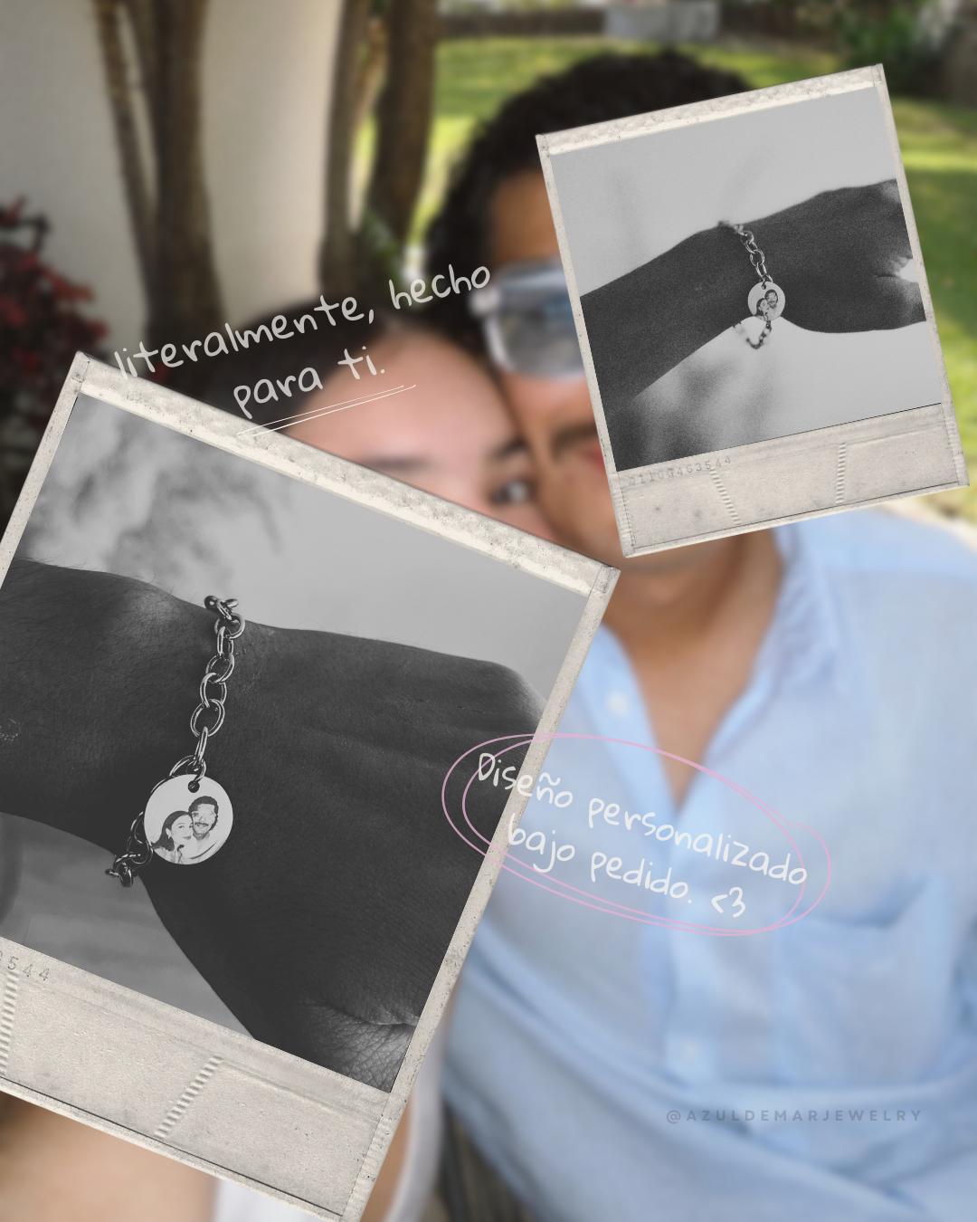 Pulsera Fotografía Realista Personalizada 1.5 cm