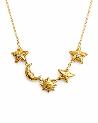 Collar Galaxia Sol y Luna