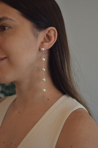 Aretes Gigi 5 Perlas