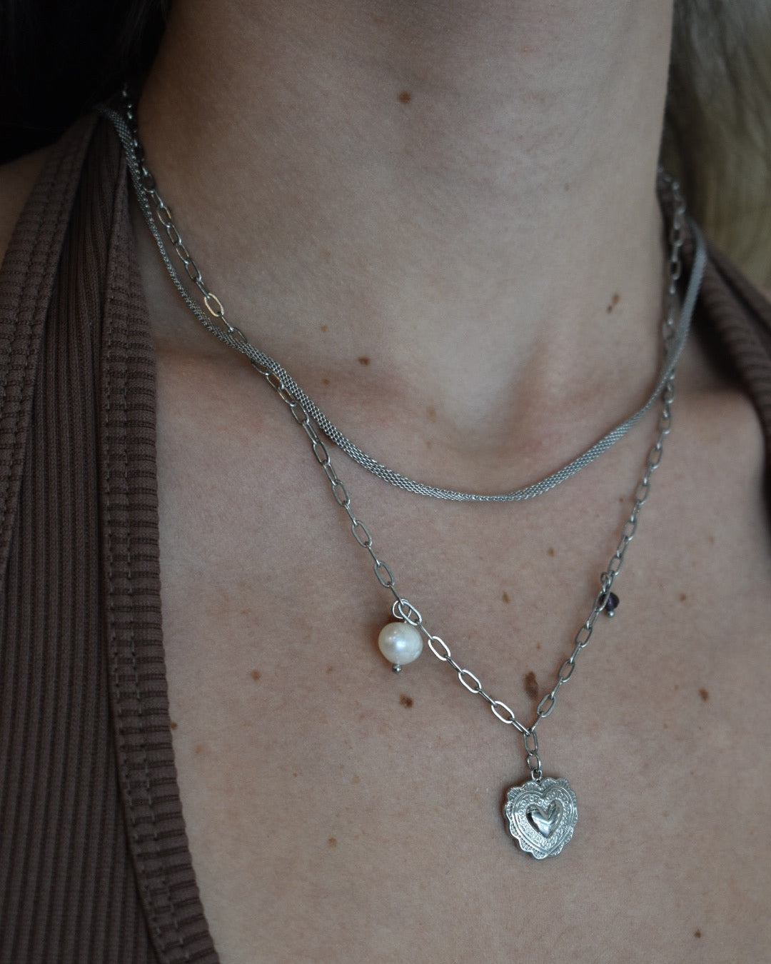 Collar Matilda Plateado