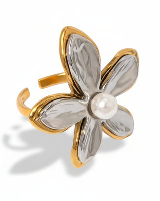 Anillo Magnolia Bicolor