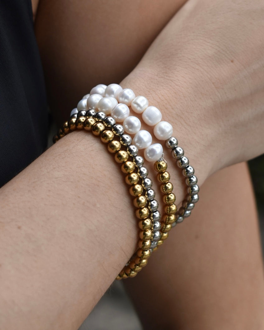 Pulsera Mixed Plateada