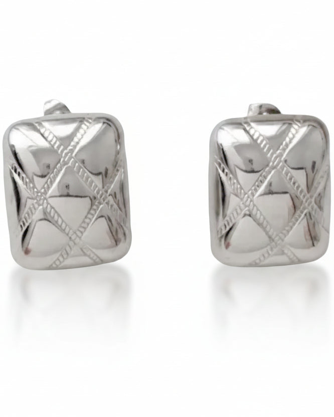 Aretes Dora Plateados