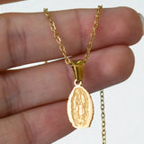 Collar Virgen Oval