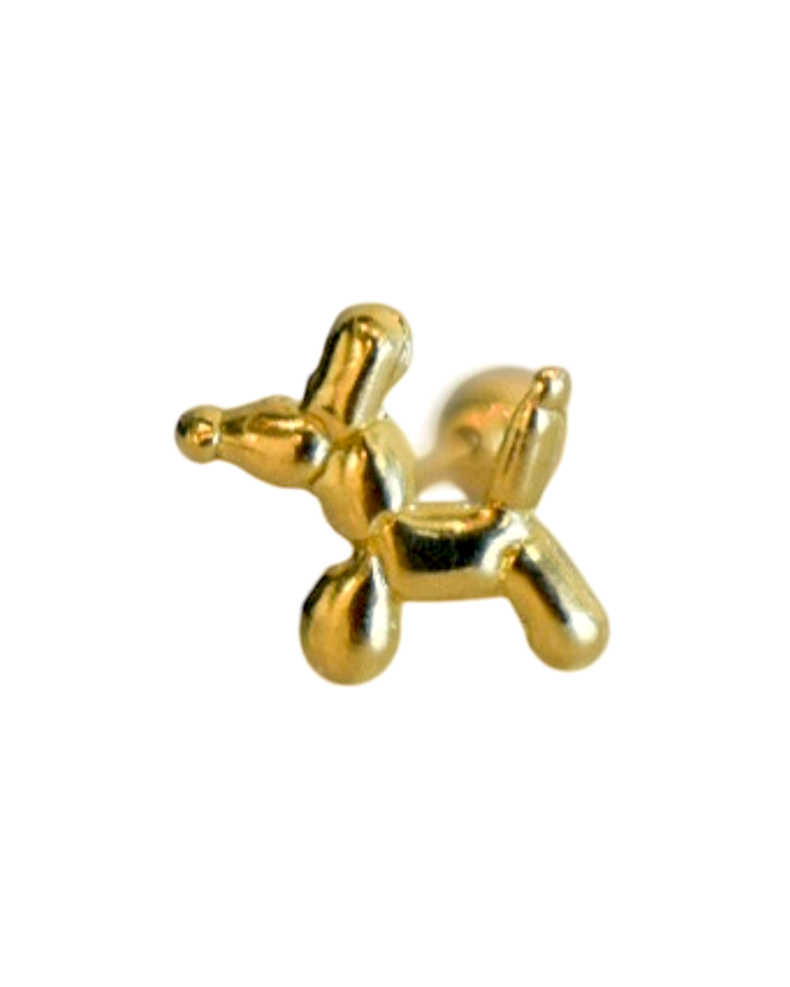 Piercing Perrito Globo - Oro 10K (1 pz)