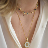 Letra Madre Perla Blanca