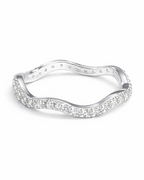 Anillo .925 Ondas Cristal