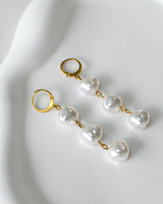 Aretes Maldivas Perlas