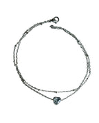 Tobillera Crystal Heart