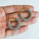 Aretes Bora Grandes Plateados