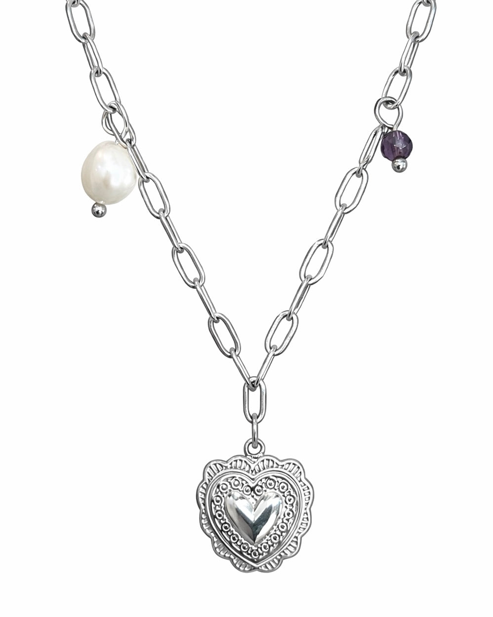 Collar Matilda Plateado