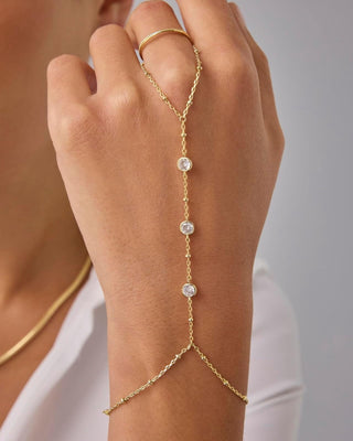 Pulsera Dedo Cristales
