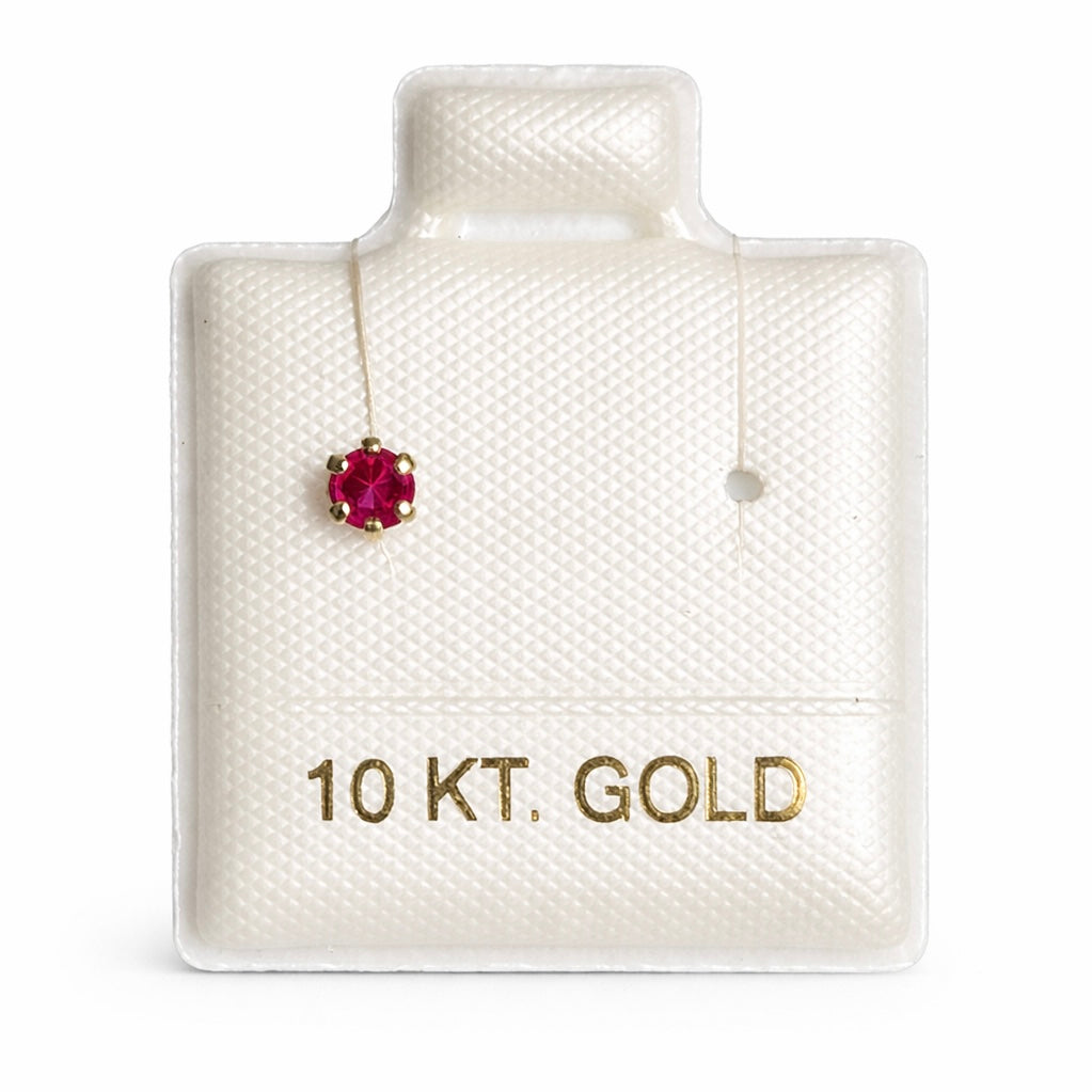 Piercing Cristal Rosa 10k