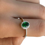 Anillo Ania Plata .925 - Verde