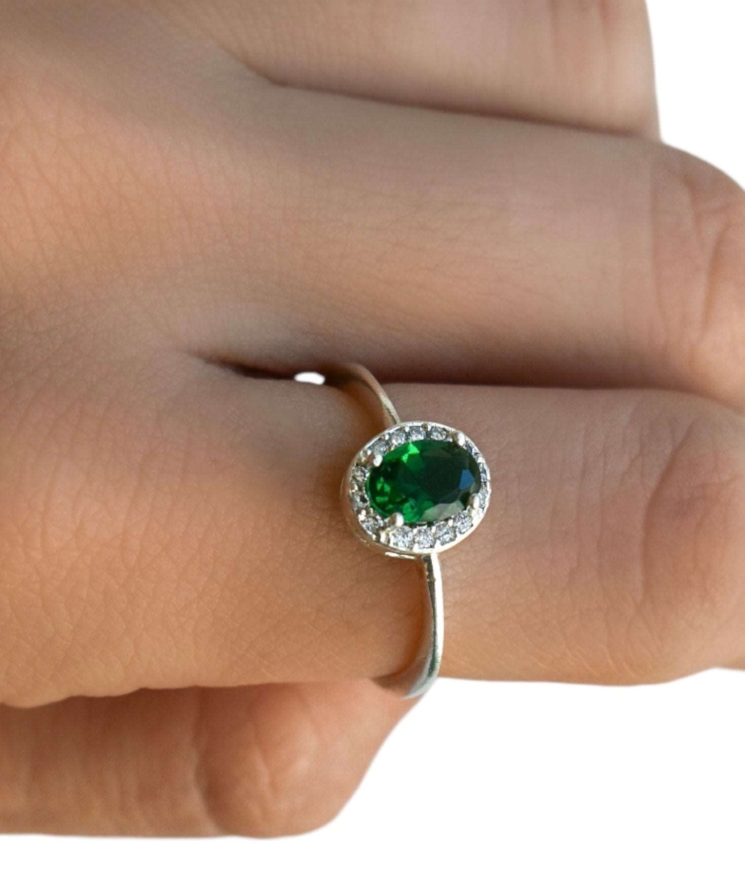 Anillo Ania Plata .925 - Verde