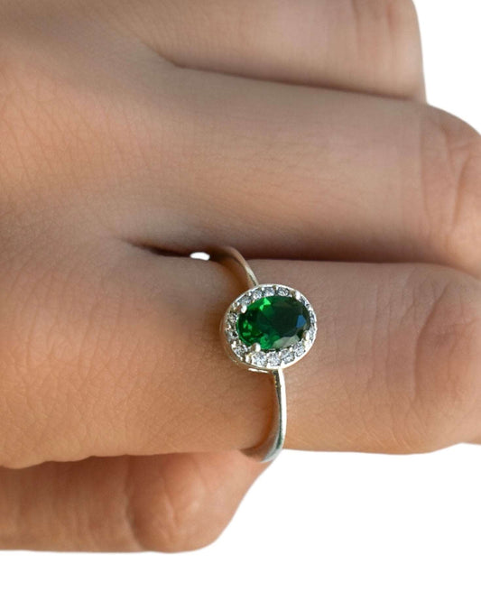 Anillo Ania Plata .925 - Verde