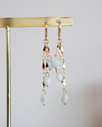 Aretes Cascada Angelita Verde