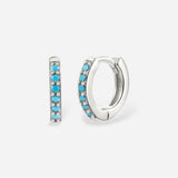 Aretes Chio Azul .925