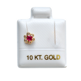 Piercing Fleur Rosa Oro 10K (1 pz)