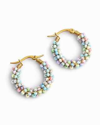 Aretes Bora Grandes Colores Neutros