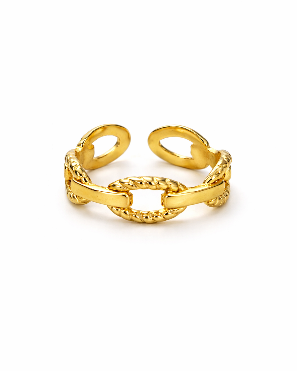 Anillo Chain Textura