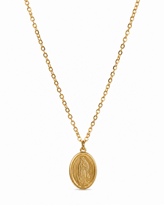 Collar Virgen Guadalupe Oval