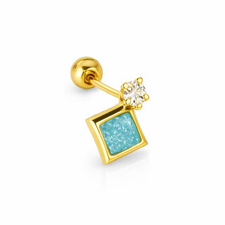 Piercing 10K Kourt Azul
