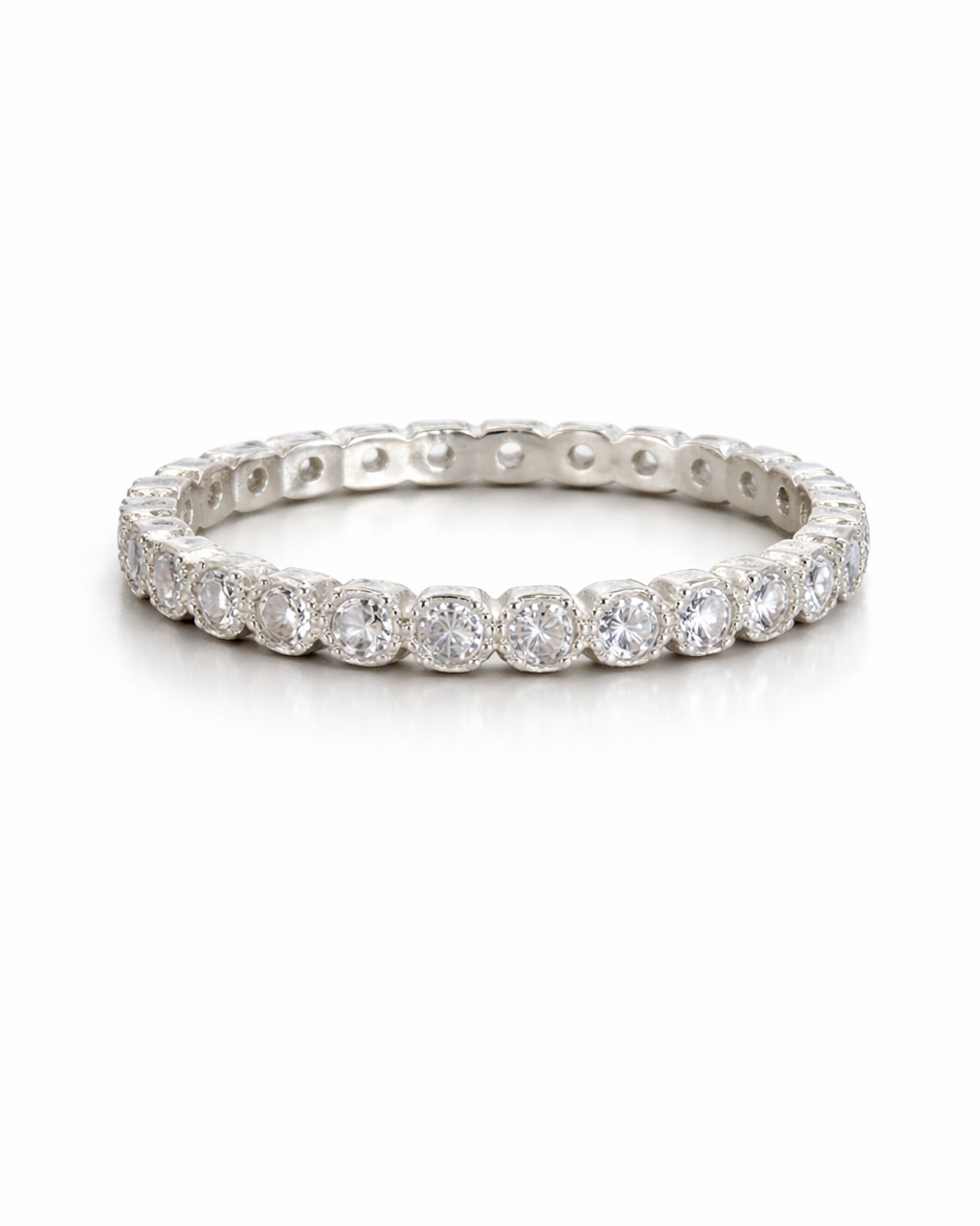 Anillo .925 Churumbela Blanca Textura