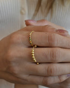 Anillo Colors Dorado Plata .925