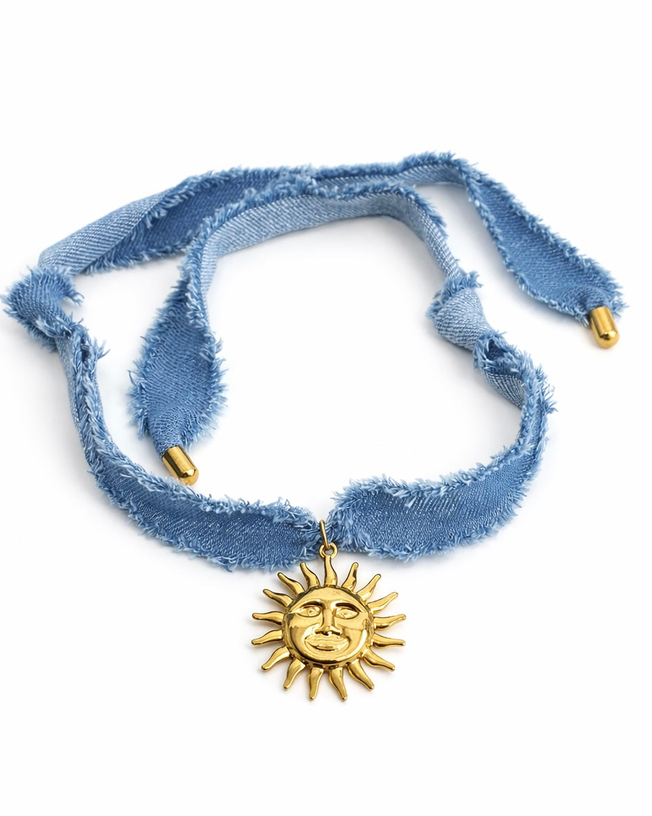 Collar Tela Sol