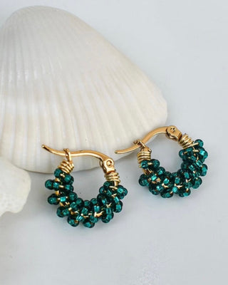 Aretes Mili Esmeralda