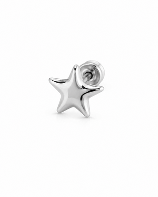 Piercing Estrella Sólida .925 (1 pza)