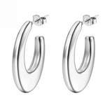 Aretes Lina Plateados