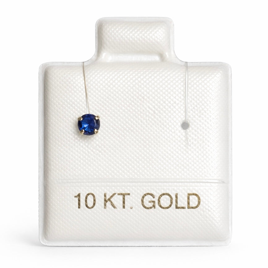 Piercing Cristal Azul 10k