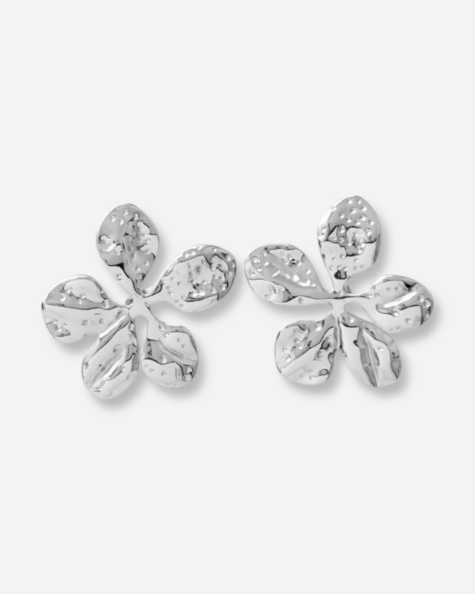 Aretes Alhelí Plateados