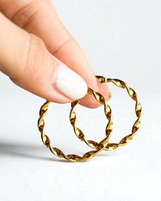 Aretes Twist 3 cm