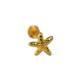 Piercing Estrella de Mar mini - Oro 10k (1 pz)