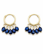 Aretes Medusa Azul