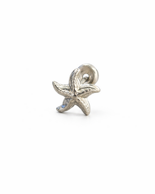 Piercing Estrella de Mar Plata .925 (1 pza)