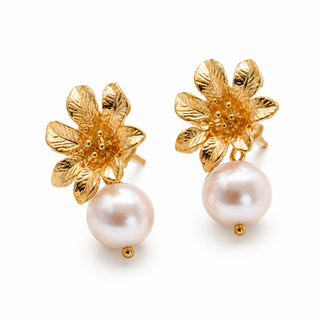 Aretes Flora Rosas