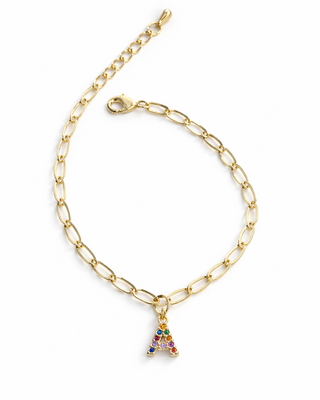 Pulsera Letra Mini Colores