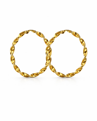 Aretes Twist 3 cm