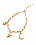 Pulsera Luna y Mano Fatima