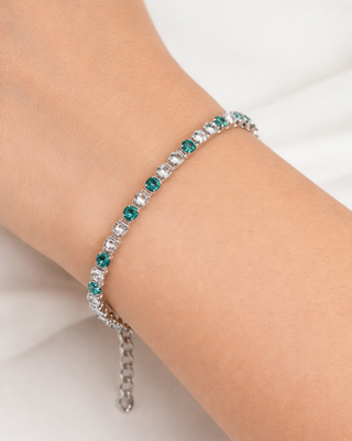 Pulsera Miami Bicolor Verde