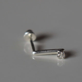 Piercing Línea Cristal Plata .925 (1 pza)