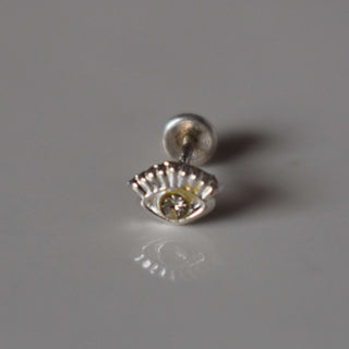 Piercing Ojo Blanco Plata .925 (1 pza)