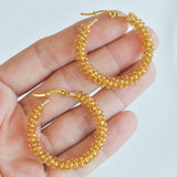 Arracadas Bora Mega Doradas